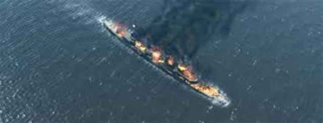 HMAS Sydney sunk in Indian Ocean