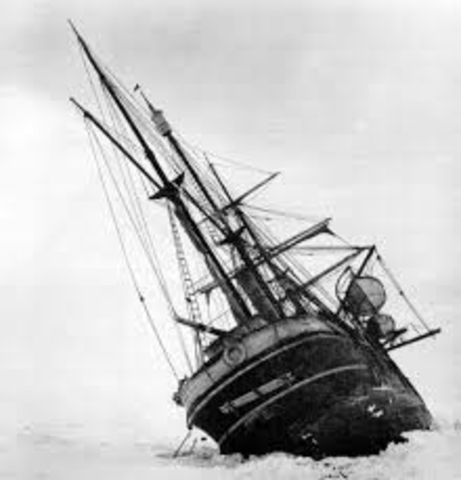 Shackleton sets sail for Antarctica