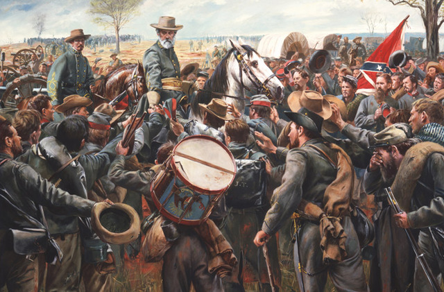 Confederate Forces Surrender at Appomattox Courthouse