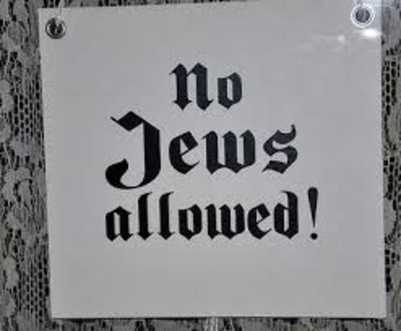 First Anti-Semitic Law is passed in Germany