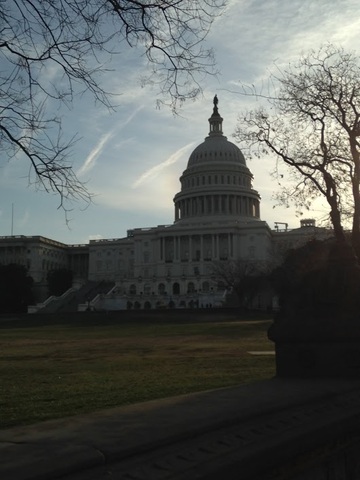 the first stop of the second day was the CAPITOL!
