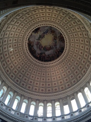 The inside of the capitol