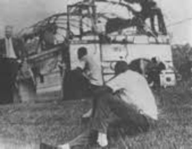 Freedom Riders attacked
