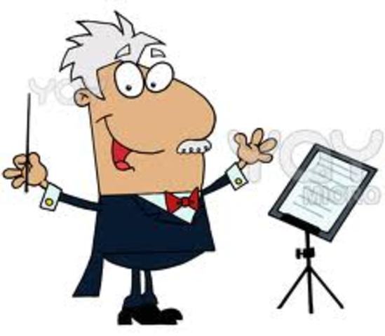 He moves in with musical conductor