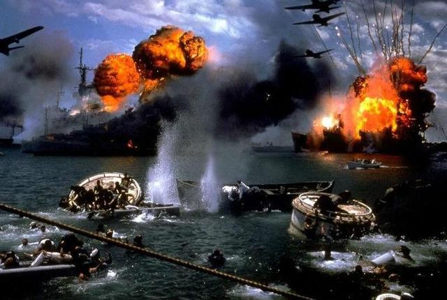 Japan bombs Pearl Harbor