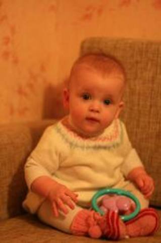 Aš jau savarankiškai sėdžiu