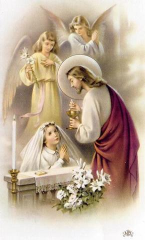 I recieve my first communion