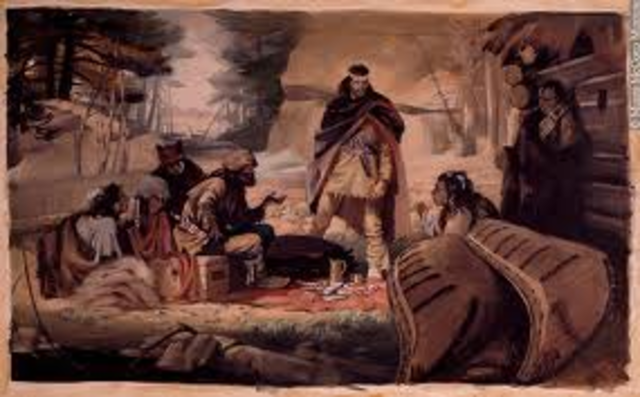Beggining of the fur trade