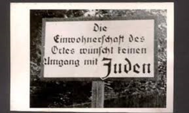 First Anti-semitic Law is passed in Germany