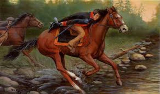 Lewis begins his expodition with Clark