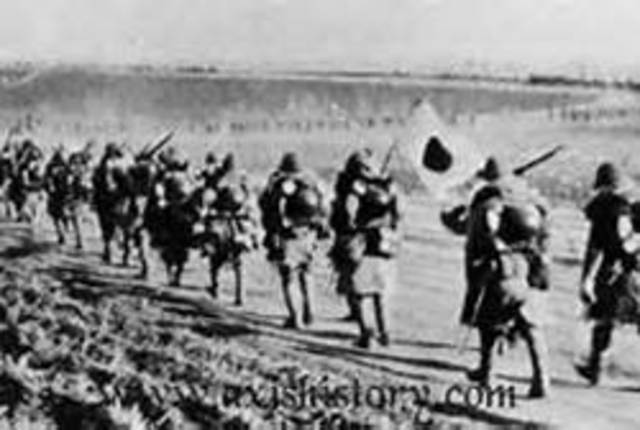 Militarist take control of Japanese Government