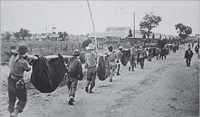 Philippines fall to Japanese – Bataan Death March