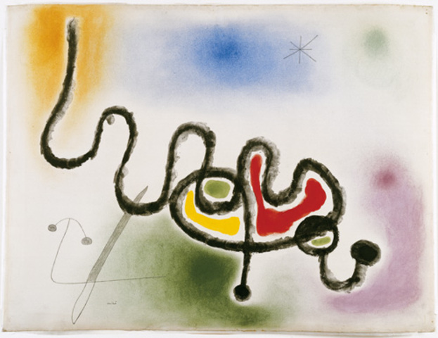 Woman, Bird, Star, Zουάν Μιρό, 1943