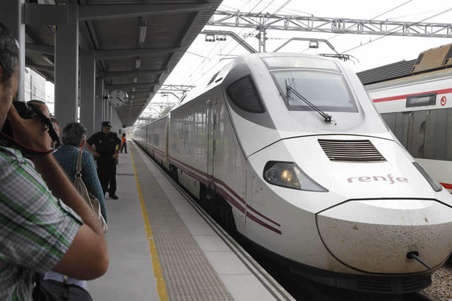 Inauguración de los túneles del Guadarrama