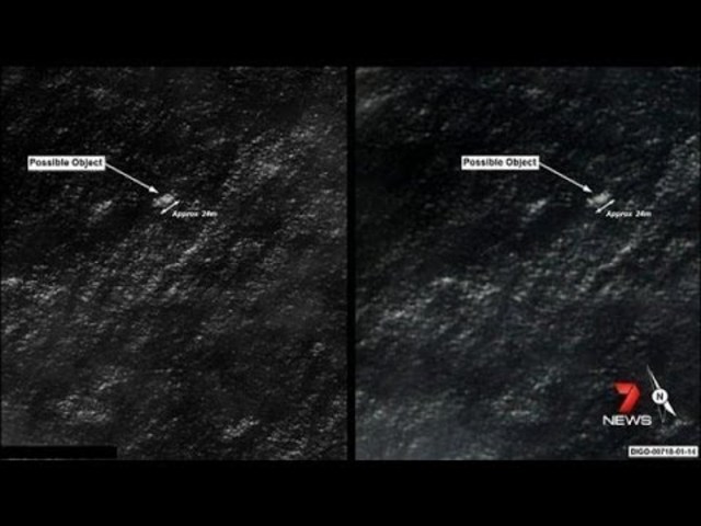 Possible wreckage spotted