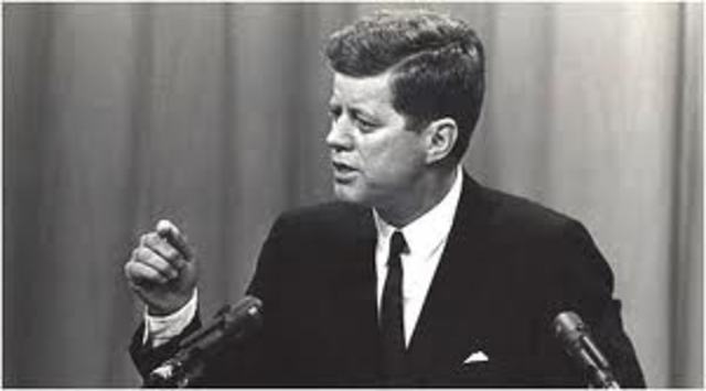 John F Kennedy became president