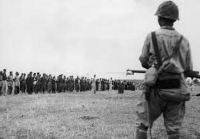 Philippines fall to Japanese- Bataan Death March