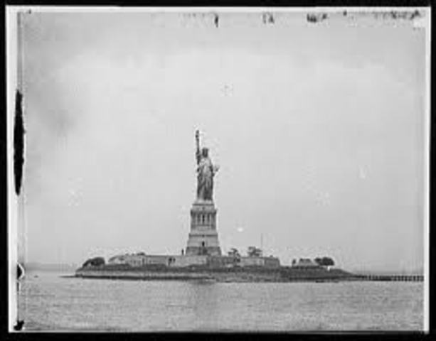 Arriving at Ellis Island
