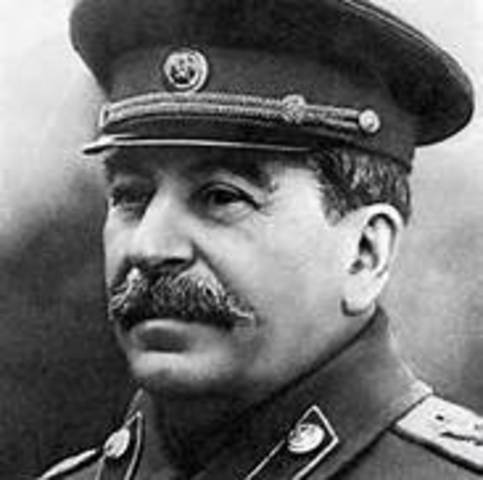 Josef Stalin was sole dictator of soviet union and created a totalitarian state