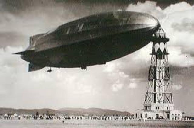 Se inventa el dirigible.