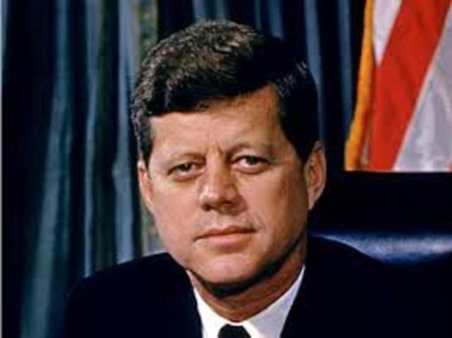 President Kennedy shot and killed