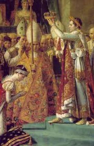 Napoleon Crowns Himself Emperor (political)