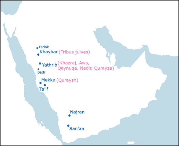 622, Yathrib is named Madina