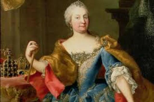 Maria Theresa comes to power in Austria