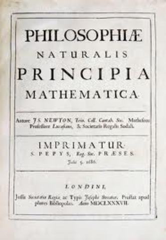 Isaac Newton published his laws of gravity in Mathematical Principles of Natural Philosophy