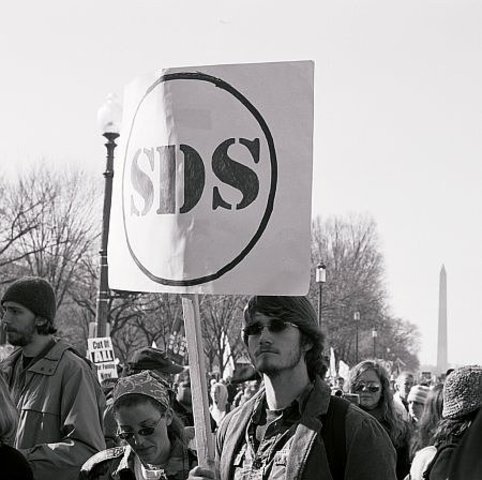 SDS rally in D.C.