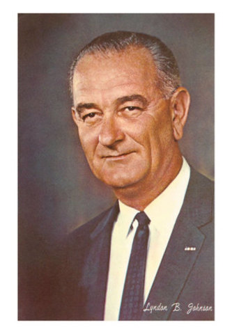 LBJ becomes president