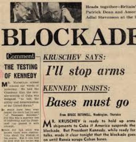 Demand of missile removal