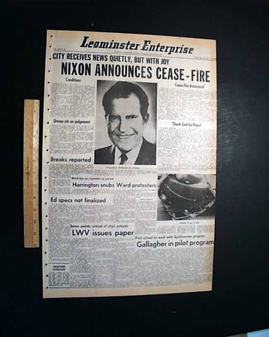 U.S. cease-fire with North Vietnam