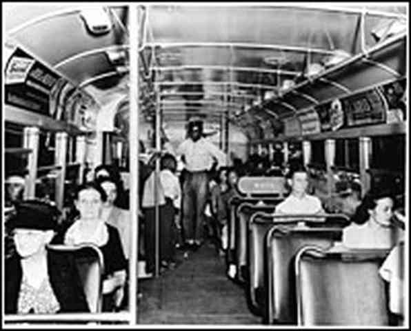 Bus segregation (Rosa Parks)