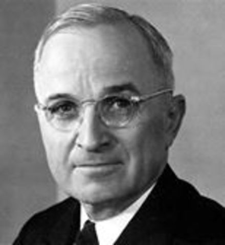 FDR dies, Harry S. Truman becomes President