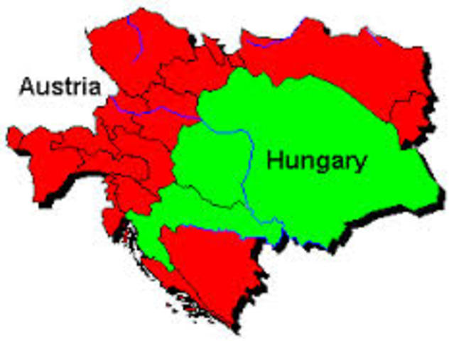 Austria-Hungary declares war on Russia and Serbia declares war on Germany.