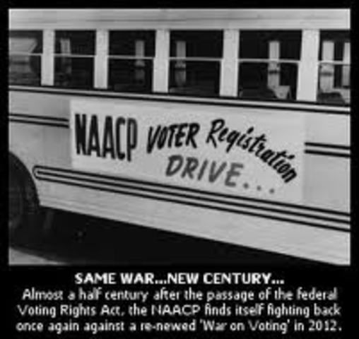Voting Rights, Registration Drive