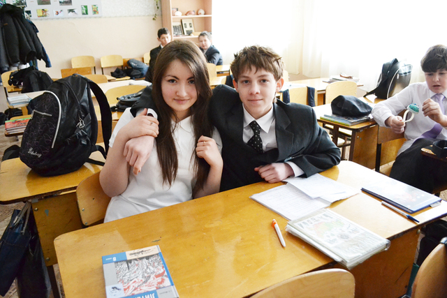 Восьмиклассники(с Разилем)