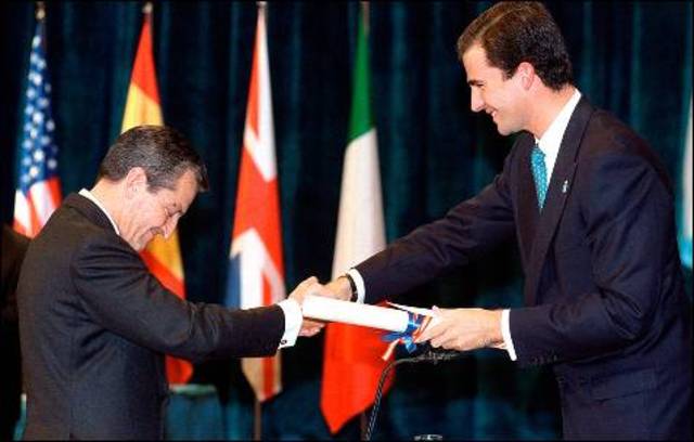 Adolfo Suárez Premio Príncipe de Asturias de la Concordia