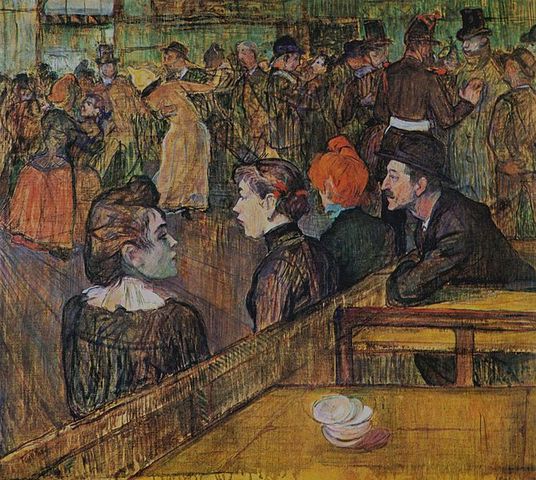 Λωτρέκ. Ball at the Moulin de la Galette 1889