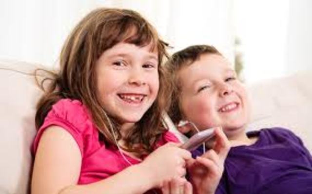 Cuando yo tenía once años, yo usaba un iPod.