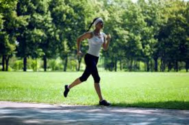 Cuando yo tenía catorce años, yo corría en el parque.