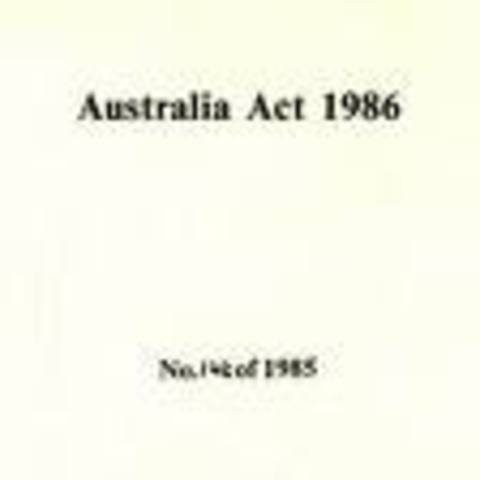 Australia Act!