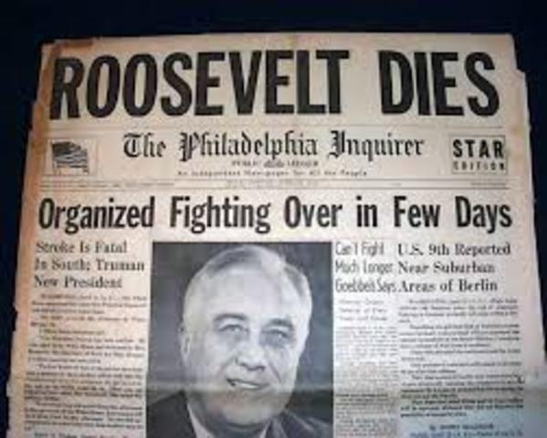 Roosevelt Dies