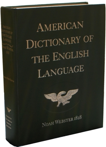 1828 – Noah Webster publishes first dictionary