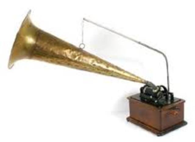 Thomas Edison invents the “talking machine”