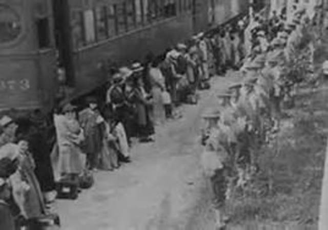 Japanese Americans interned in isolated camps