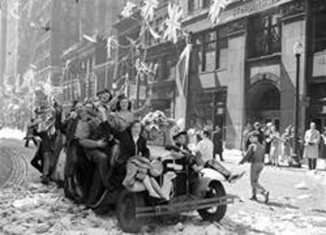 V-E Day, war ends in Europe