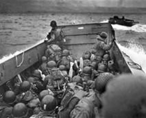 D-Day invasion of France at Normandy by Allies