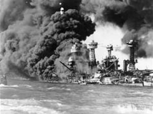 Pearl Harbor in Hawaii attacked by Japanese Naval and Air forces, US declares war on Japan, Germany and Italy declare war on the US -  Dec. 9